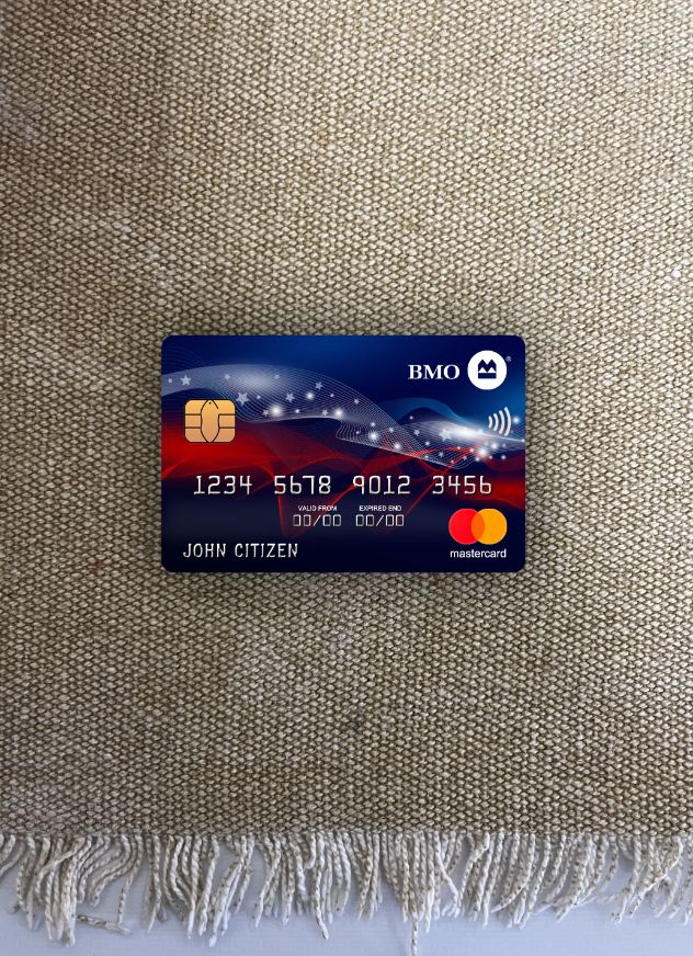 Download USA BMO Bank of Montreal bank mastercard photolook front Photoshop template